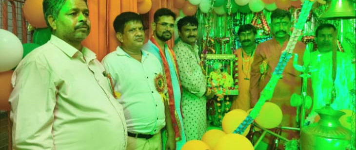 बड़े धूमधाम से सम्पन्न हुआ श्रीकृष्ण जन्मोत्सव
