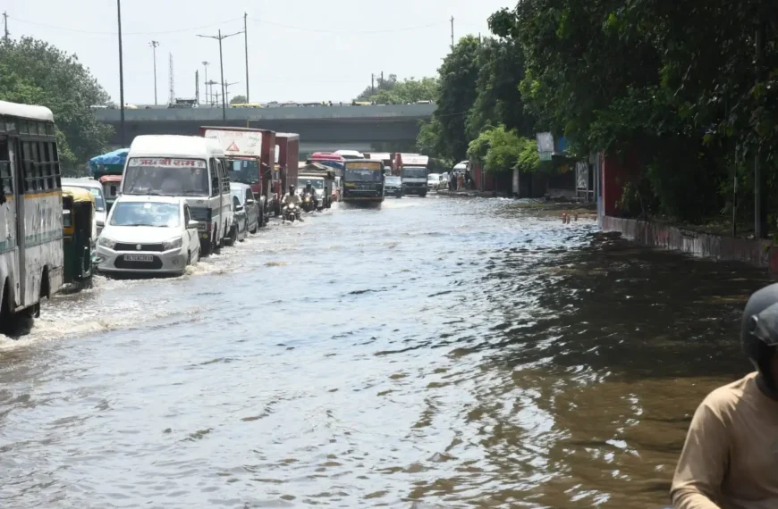 उत्तर भारत में मूसलधार बारिश से जनजीवन अस्त-व्यस्त
