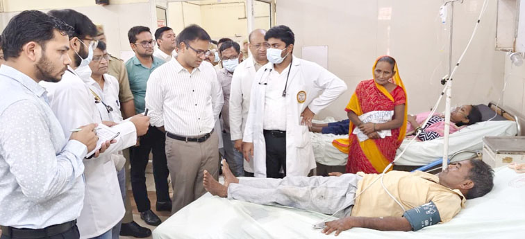 मरीजों को बेहतर सुविधाएं, उपचार मिलना चाहिएः डीएम