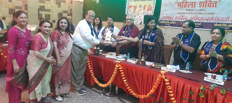 महिला शक्ति के सेवा, समर्पण, सप्ताह कार्यक्रम का हुआ समापन