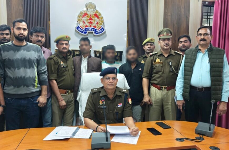 हाथरस में चोरी का बड़ा गैंग बेनकाब