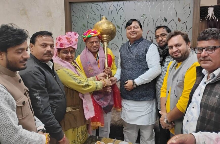 नवनियुक्त भाजपा जिलाध्यक्ष का भाजपा कार्यालय पर अभिनंदन समारोह