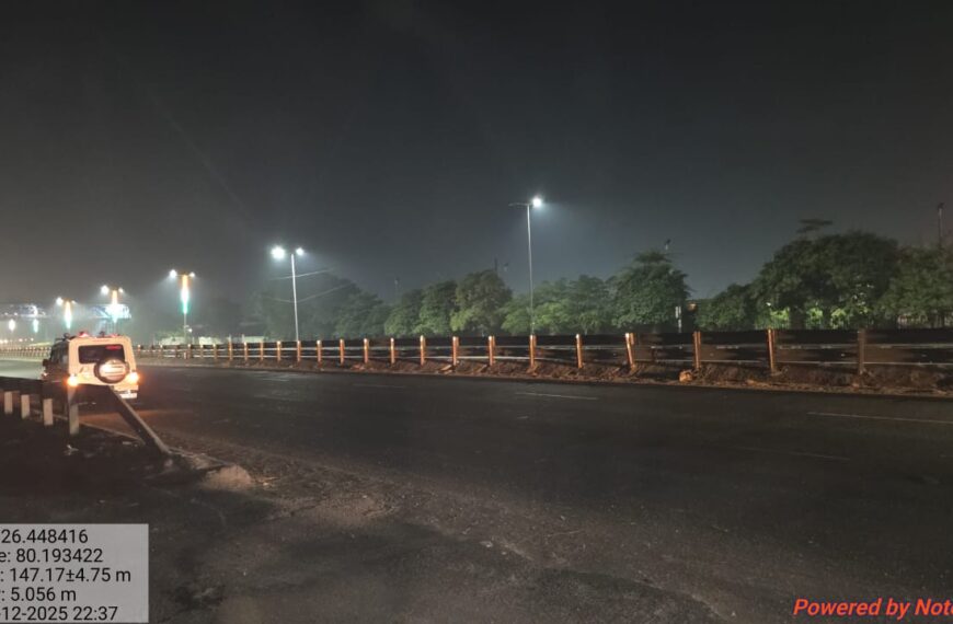 संवेदनशील कट-मोड़ चिह्नित कर कर प्रकाश की समुचित व्यवस्था करने के निर्देश