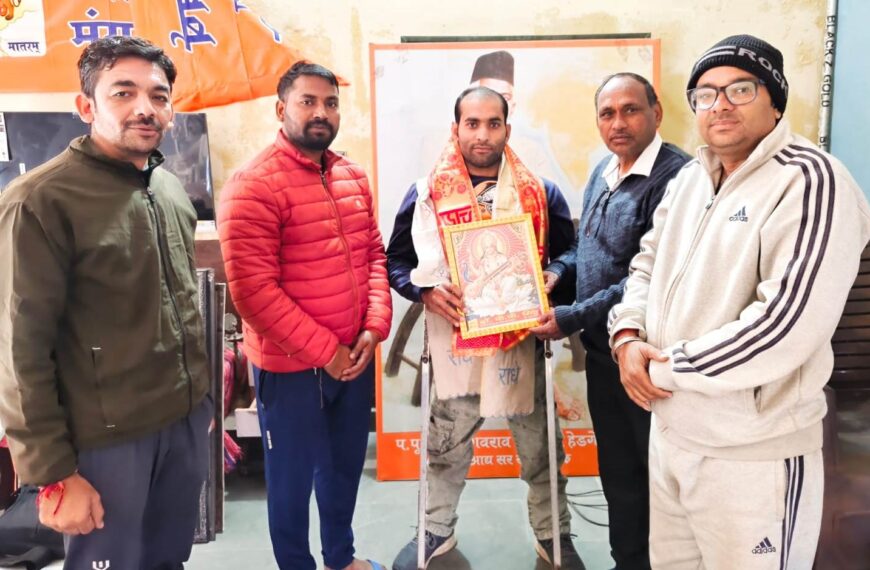 सागर शर्मा उत्तर प्रदेश दिव्यांग सलाहकार बोर्ड के सदस्य नामित