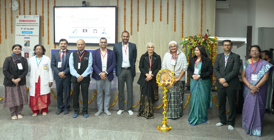 एम्स रायबरेली में चिकित्सा शोध प्रशिक्षण को नई दिशा, राष्ट्रीय कार्यशाला सफलतापूर्वक संपन्न