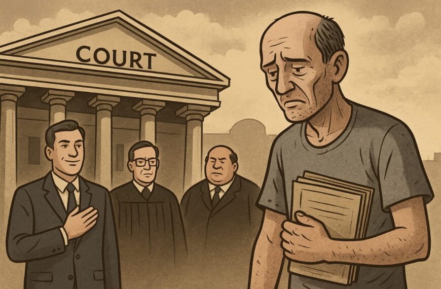 न्याय की प्रक्रिया गरीब के लिए सजा जैसी: जब न्याय बोझ बन जाए और भरोसा टूटने लगे