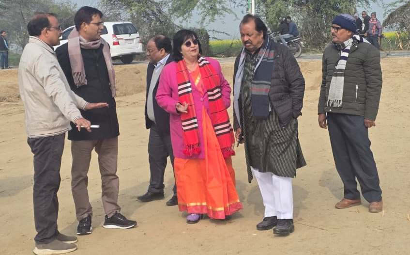 डिप्टी सीएम के दौरे से पहले राज्यमंत्री प्रतिभा शुक्ला ने व्यवस्थाओं का लिया जायजा