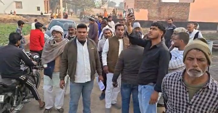 विकास कार्य बना विवाद, ग्राम प्रधान पर मनमानी के आरोप