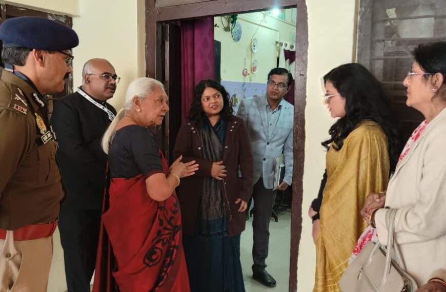 राजकीय बाल सुधार गृह का राज्यपाल ने लिया जायजा