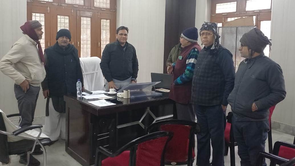 कृषि उत्पादन मंडी समिति का सिटी मजिस्ट्रेट ने किया निरीक्षण