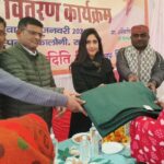 शीतलहर में जरूरतमंदों तक सदर विधायक ने पहुंचाई मदद, बांटे कंबल