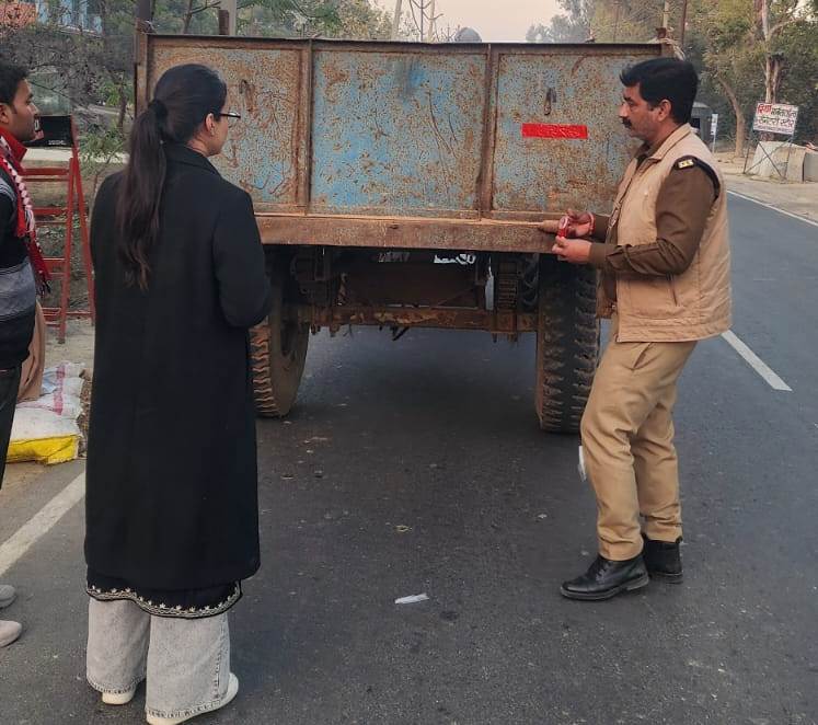 सड़क दुर्घटनाओं की रोकथाम हेतु एआरटीओ प्रवर्तन द्वारा सघन चेकिंग अभियान