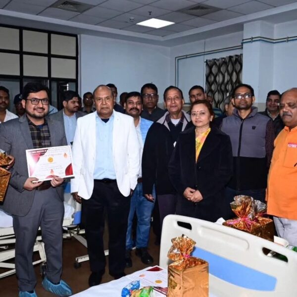 आरेडिका में विशाल रक्तदान शिविर का आयोजन