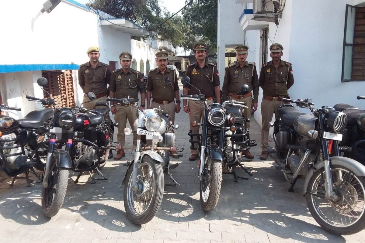 मॉडिफाइड साइलेंसर के खिलाफ विशेष अभियान, 8 बाइक सीज