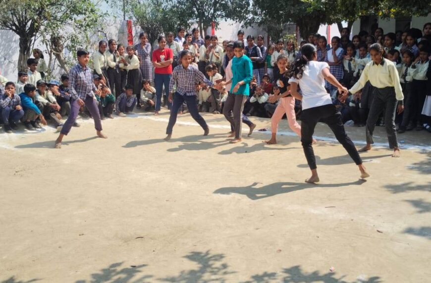 एसबीएस स्कूल में वार्षिक खेल उत्सव का आगाज