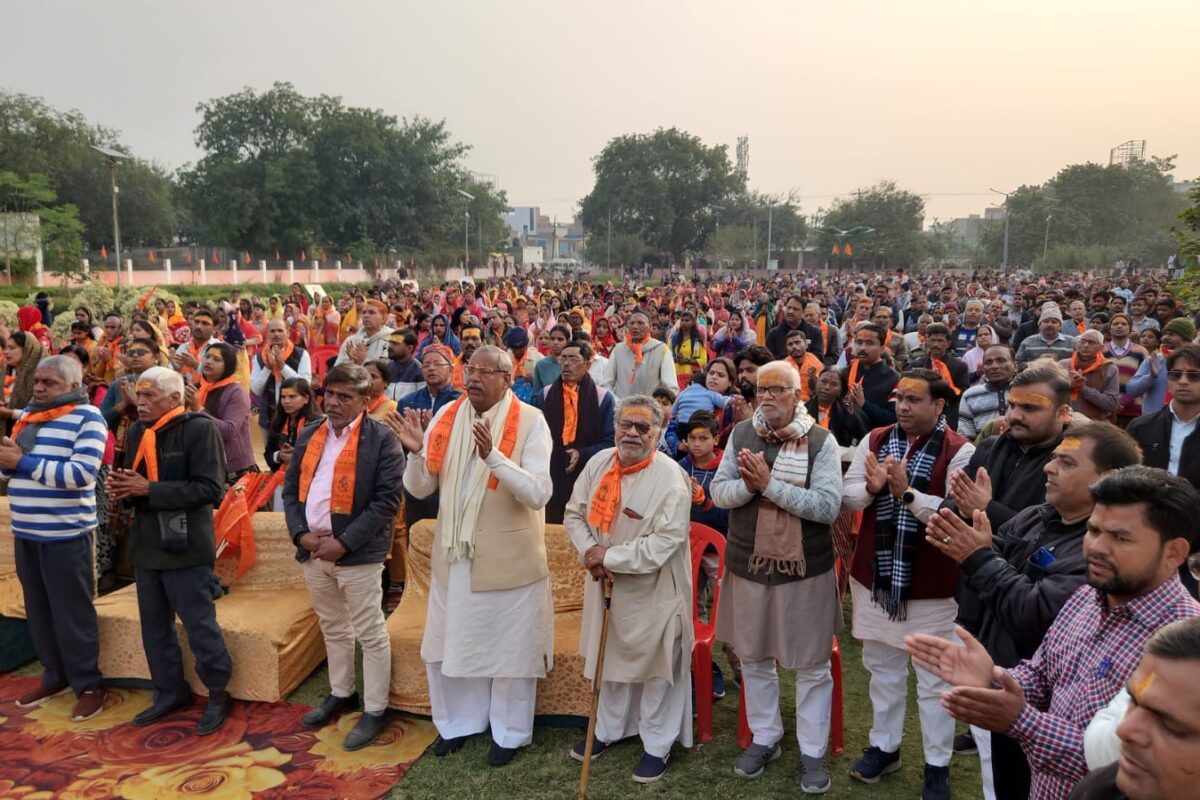 рд╕реБрд╣рд╛рдЧрдирдЧрд░реА рдореЗрдВ рдЪрд╛рд░ рд╕реНрдерд╛рдиреЛрдВ рдкрд░ рд╣реБрдП рд╡рд┐рд╢рд╛рд▓ рд╣рд┐рдВрджреВ рд╕рдореНрдореЗрд▓рди