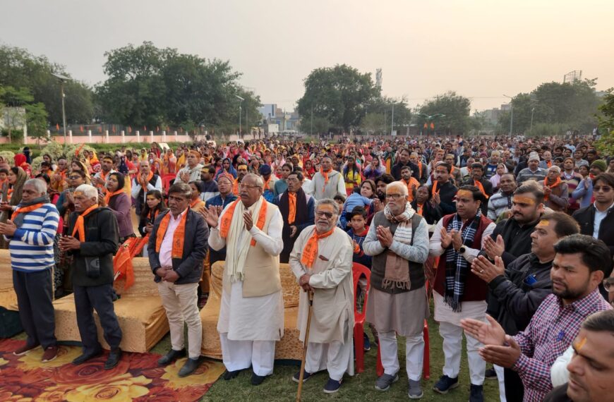 рд╕реБрд╣рд╛рдЧрдирдЧрд░реА рдореЗрдВ рдЪрд╛рд░ рд╕реНрдерд╛рдиреЛрдВ рдкрд░ рд╣реБрдП рд╡рд┐рд╢рд╛рд▓ рд╣рд┐рдВрджреВ рд╕рдореНрдореЗрд▓рди