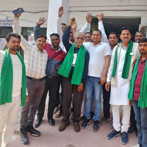 किसान यूनियन ने ग्राम पंचायत की भूमि को&hellip;