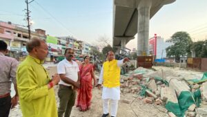 मेट्रो निर्माण में सड़क संकरी करने के विरोध&hellip;