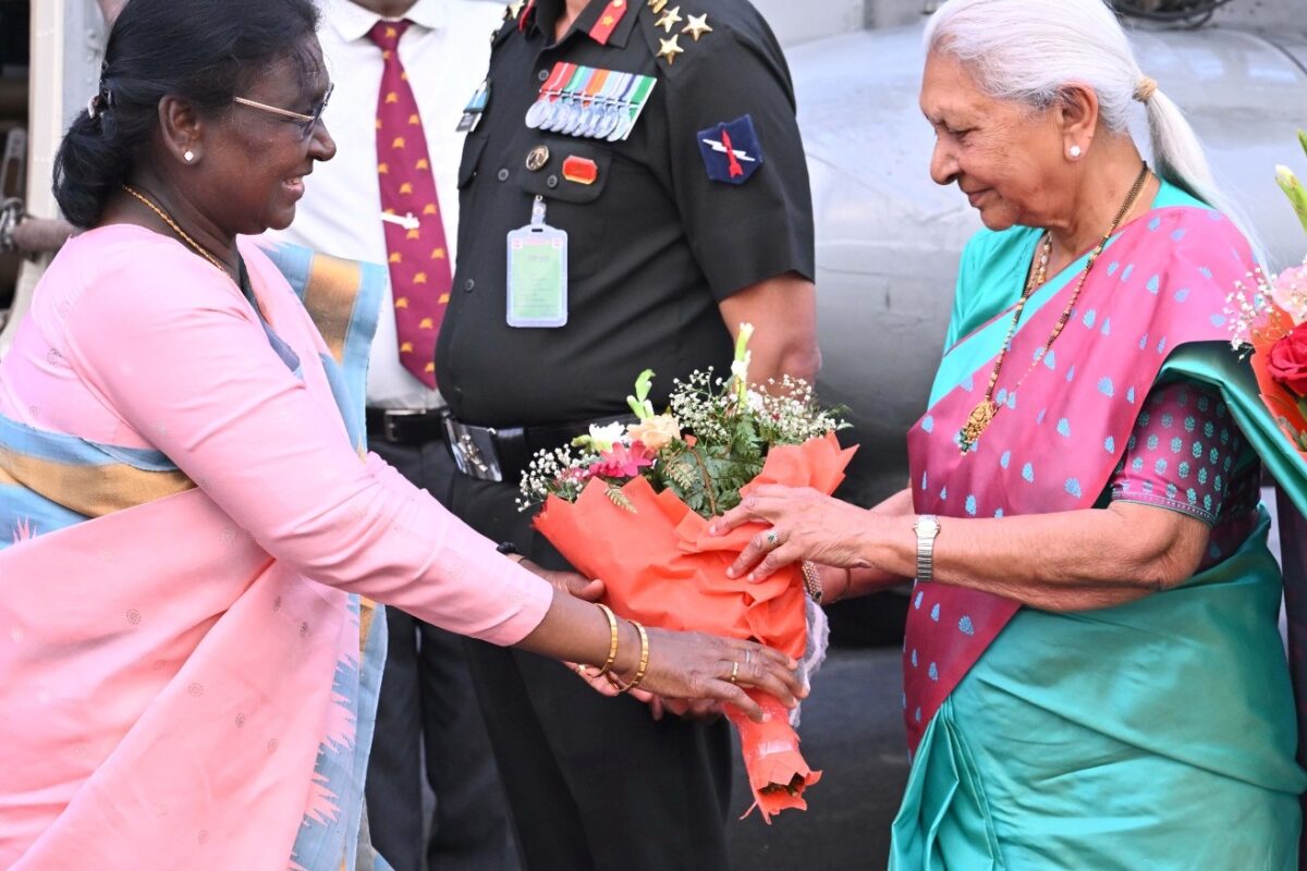 राष्ट्रपति द्रौपदी मुर्मू का मथुरा आगमन, तीन दिवसीय दौरे की शुरुआत