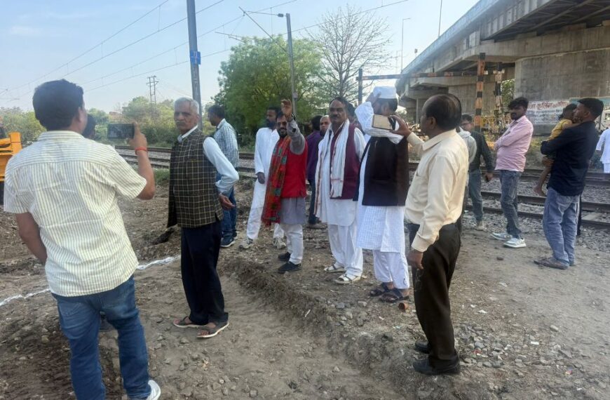 भाजपा नेता के नेतृत्व में ऊंचाहार नगर की क्रॉसिंग पर अंडरपास का निर्माण शुरू