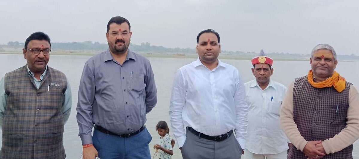 चैत्र नवरात्रि स्नान मेले को लेकर एसडीएम ने गोकना घाट का किया निरीक्षण