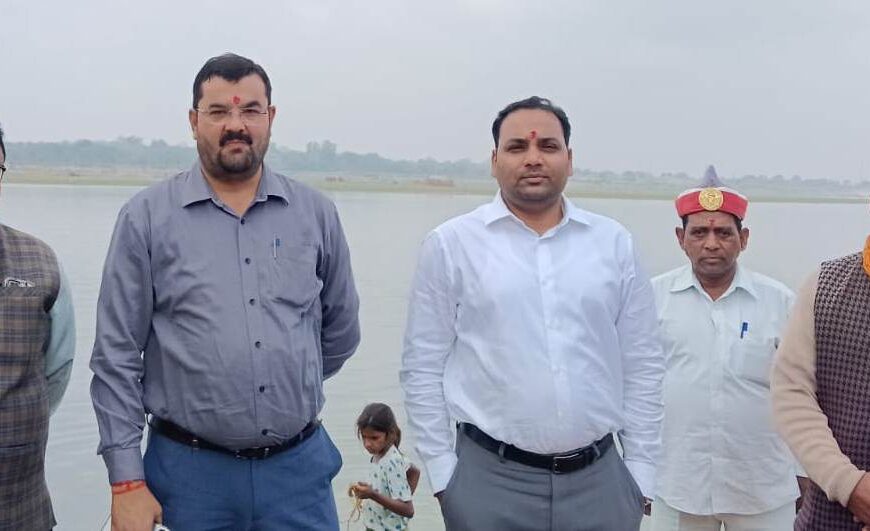चैत्र नवरात्रि स्नान मेले को लेकर एसडीएम ने गोकना घाट का किया निरीक्षण