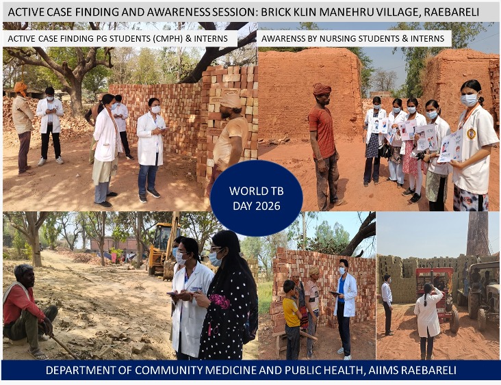 विश्व क्षय रोग दिवस पखवाड़ा: एम्स रायबरेली द्वारा जागरूकता अभियान