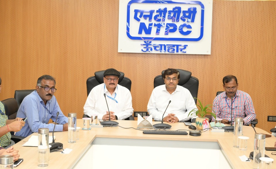 एनटीपीसी ऊंचाहार में क्षेत्रीय मानव संसाधन प्रमुख का दौरा