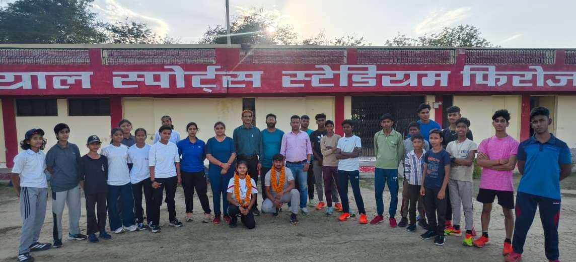 दिल्ली ओपन स्टेट एथलेटिक्स चैम्पियनशिप में फिरोजाबाद के खिलाड़ियों का शानदार प्रदर्शन