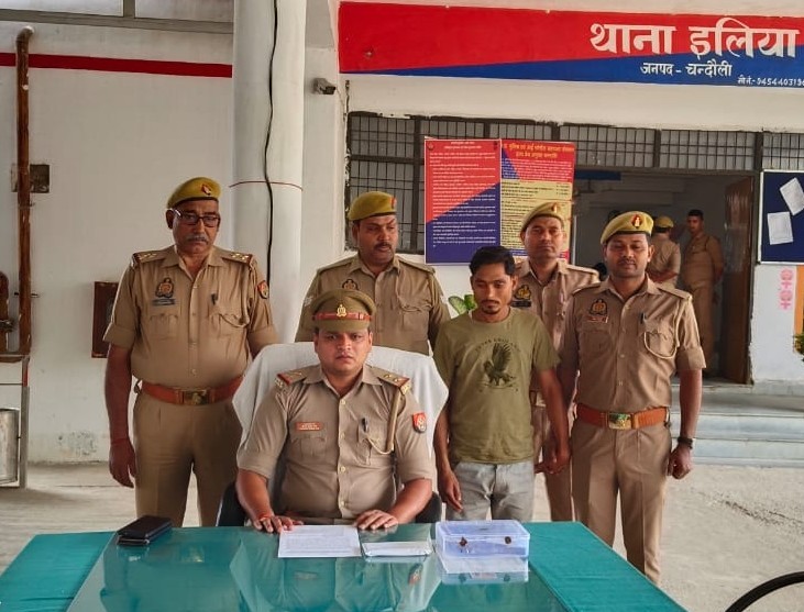 पुलिस ने इनामियां गौ तस्कर को किया गिरफ्तार