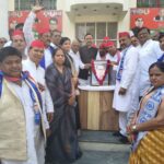 राजनैतिक दलों ने मनाई बाबा साहब की जयंती, माल्यार्पण कर किया नमन