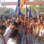 अंबेडकर जयंती पर निकली प्रभात फेरी, हजारों लोगों की भागीदारी