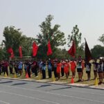 केन्द्रीय विद्यालय एमसीएफ लालगंज में 55वीं क्षेत्रीय खेलकूद प्रतियोगिता का शुभारंभ