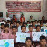 चित्रकला प्रतियोगिता में बच्चों ने दिया पर्यावरण संरक्षण का संदेश