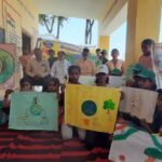 विश्व पृथ्वी दिवस पर प्रतियोगिताएं आयोजित, बच्चों ने दिया पर्यावरण संरक्षण का संदेश