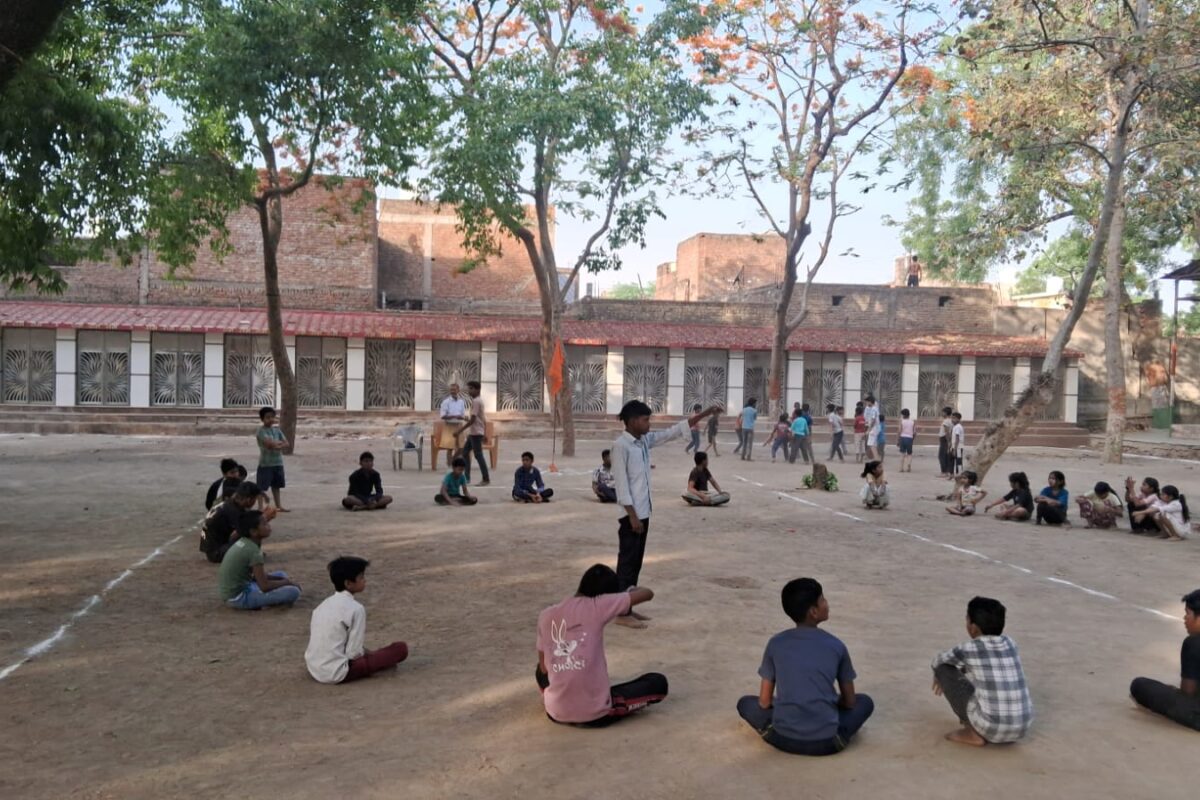 बाल कुंभ में बच्चों ने लिया खेलकूद और देशभक्ति गतिविधियों का प्रशिक्षण