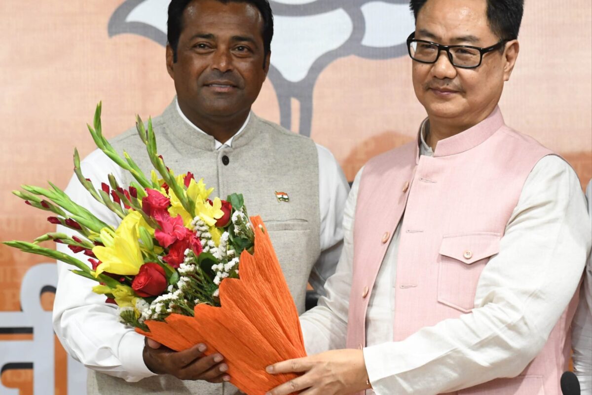 बीजेपी में शामिल हुए टेनिस के दिग्गज लिएंडर पेस