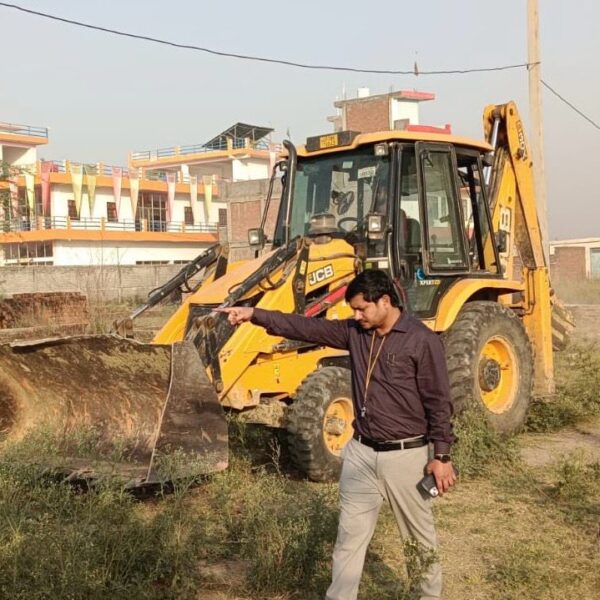 केडीए का एक्शन: अवैध प्लाटिंग पर चला बुलडोजर