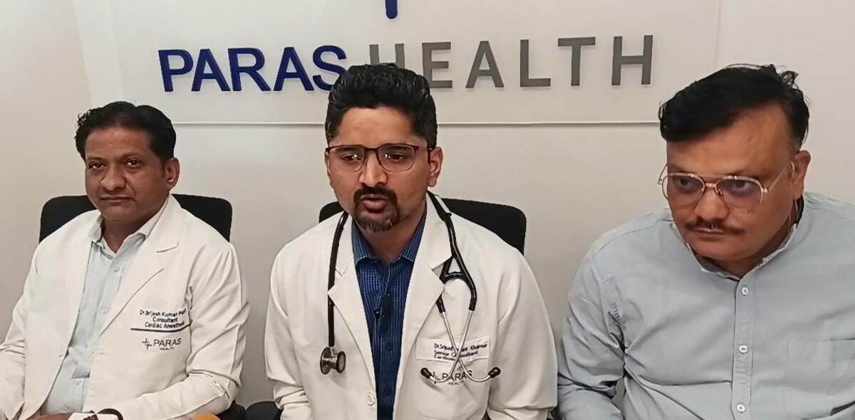 पारस हॉस्पिटल ने गढ़ा कीर्तिमान, 75 वर्षीय महिला को लगाया एडवांस वायरलेस हार्ट डिवाइस