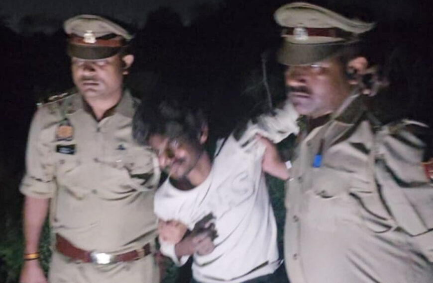 पुलिस मुठभेड़ में दो वाहन चोर गिरफ्तार, एक के पैर में लगी गोली
