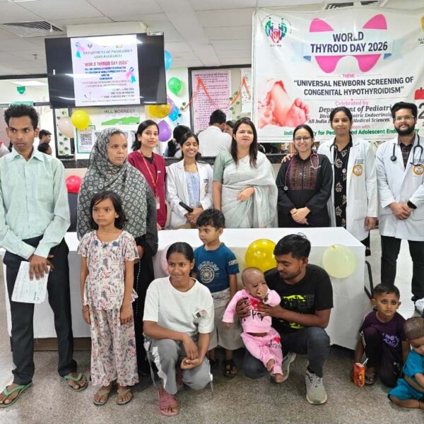 विश्व थायरॉयड दिवस पर एम्स रायबरेली में जागरूकता…