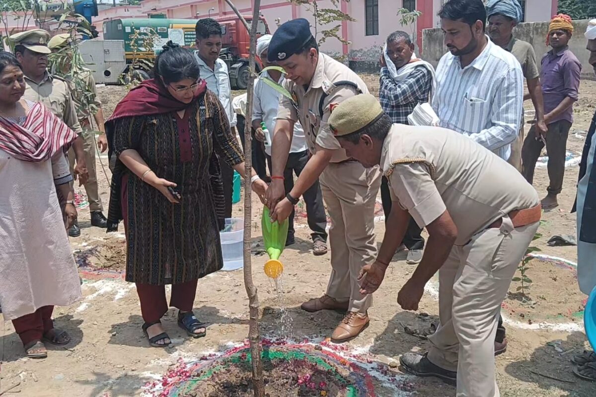 वृक्षारोपण कर पर्यावरण संरक्षण का लिया संकल्प