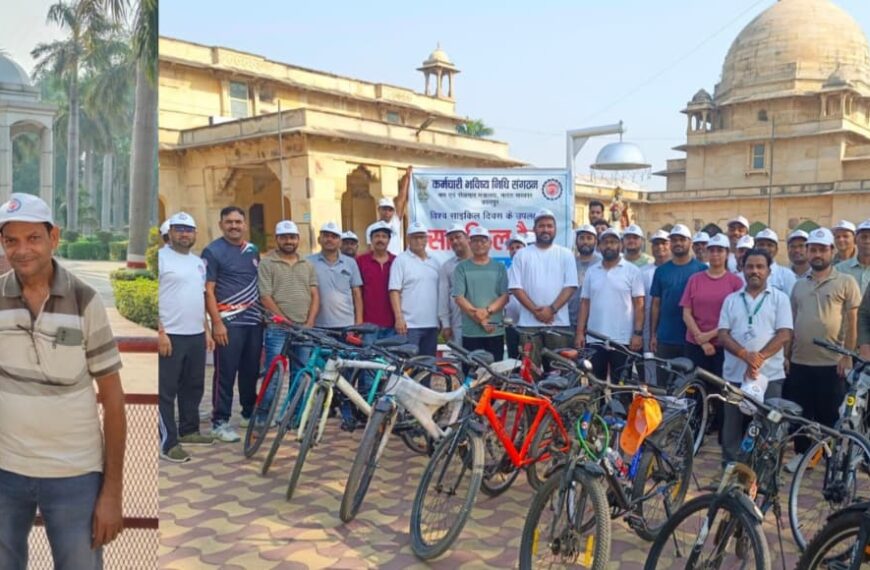 साइकिल चलाकर स्वस्थ जीवन शैली व पर्यावरण संरक्षण&hellip;