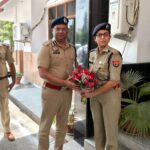 नवनियुक्त डीआईजी कानपुर रेंज का कानपुर देहात में प्रथम आगमन, एसपी ने किया स्वागत
