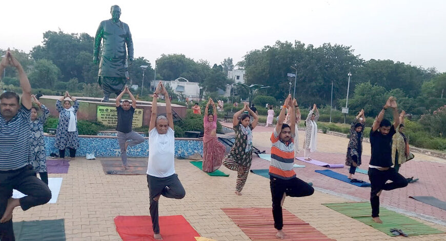 अंतर्राष्ट्रीय योग दिवस सप्ताह का शुभारंभ