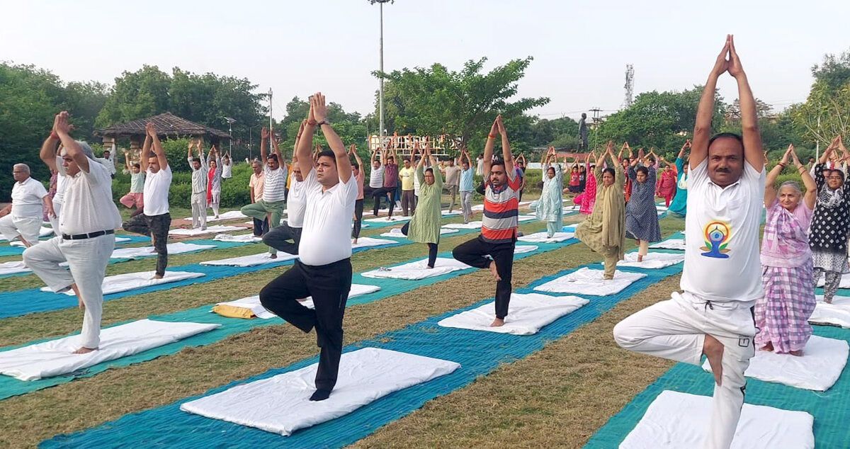 अंतर्राष्ट्रीय योग दिवस सप्ताह का शुभारंभ, सदर विधायक ने किया योग के महत्व पर जोर