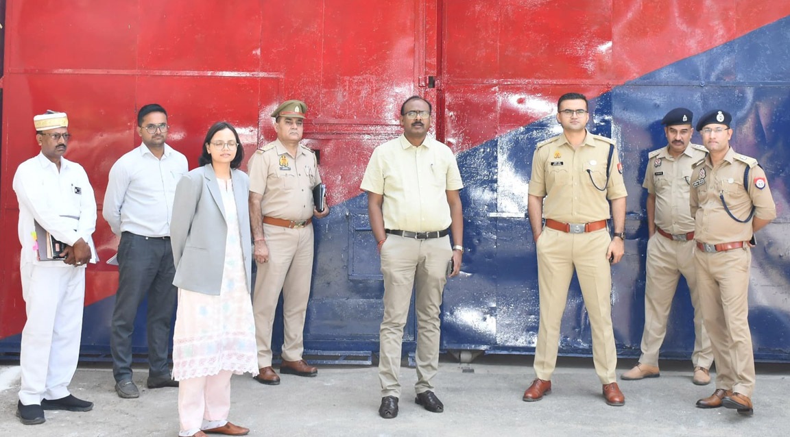 जिला जज ने जिला कारागार का किया औचक निरीक्षण