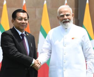 म्यांमार के राष्ट्रपति यू मिन आंग ह्राइंग की&hellip;