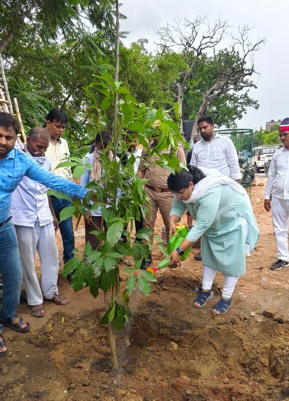 वृक्षारोपण कर पर्यावरण संरक्षण एवं हरित विकास का दिया संदेश